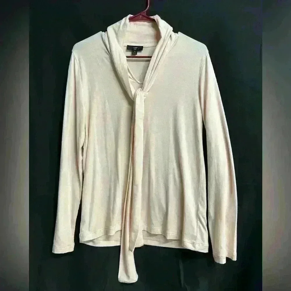 J Crew Top Women’s Small Light Pink Bow top